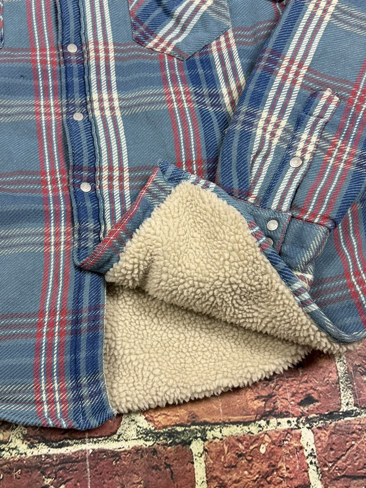 Polo Ralph Lauren Vintage Polo Country Ralph Lauren Flannel Jacket Sherpa Line Size US XL / EU 56 / 4 - 8 Thumbnail
