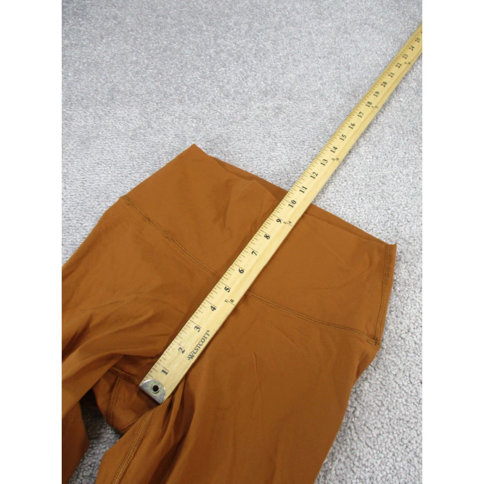 Everlane EVERLANE Leggings Womens Small Orange Stretch Ankle Activewear Gym Yoga Size 28" / US 6 / IT 42 - 6 Thumbnail