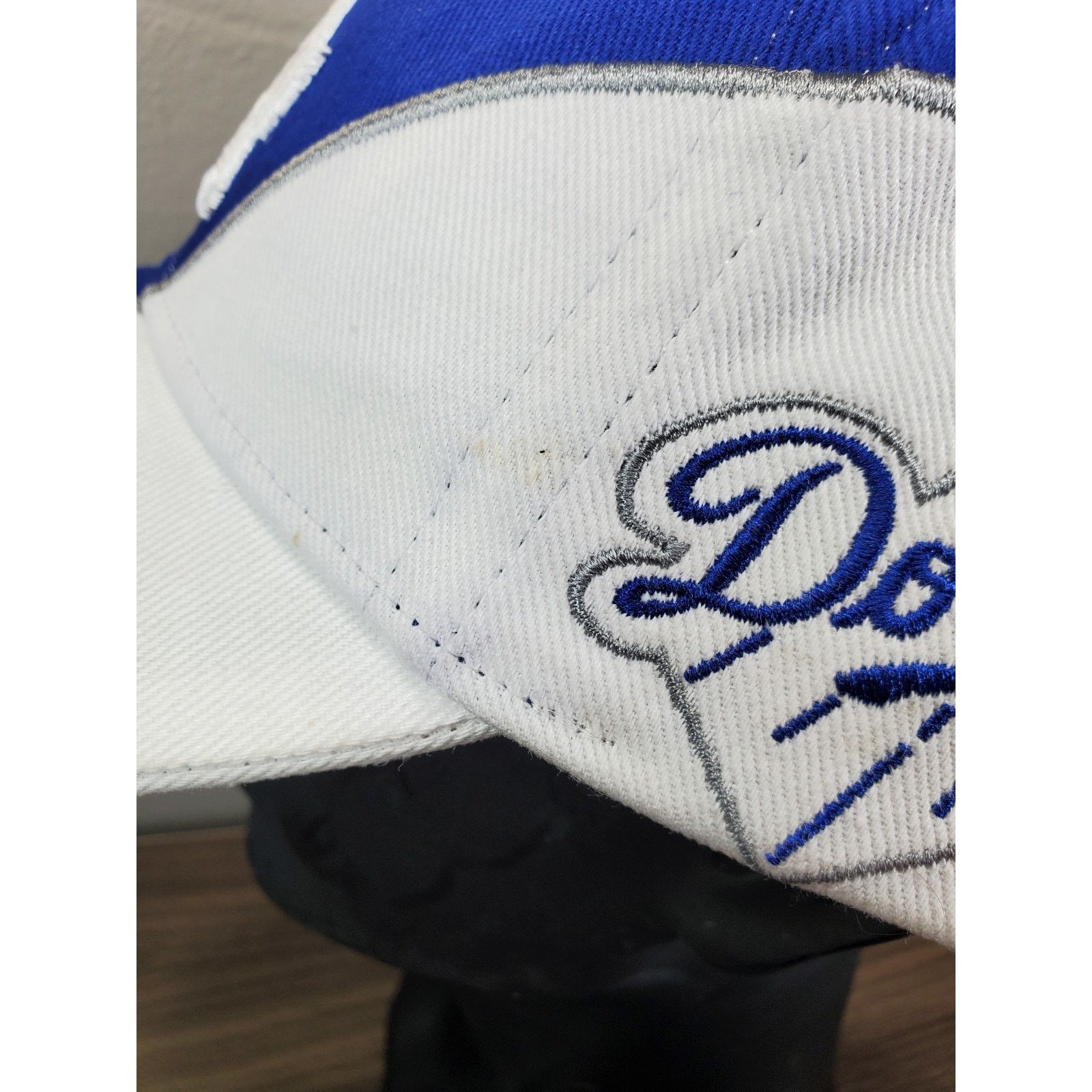 47 Brand × MLB LA Dodgers Hat Blue & White MLB Baseball Cap Los Angeles Size ONE SIZE - 6 Thumbnail