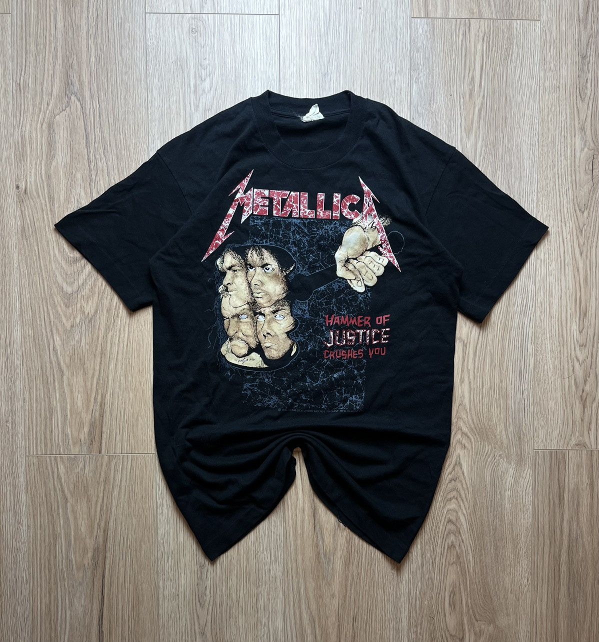 Metallica Metallica Justice For All Vintage 1994 T-shirt Merchandise Size US M / EU 48-50 / 2 - 1 Thumbnail