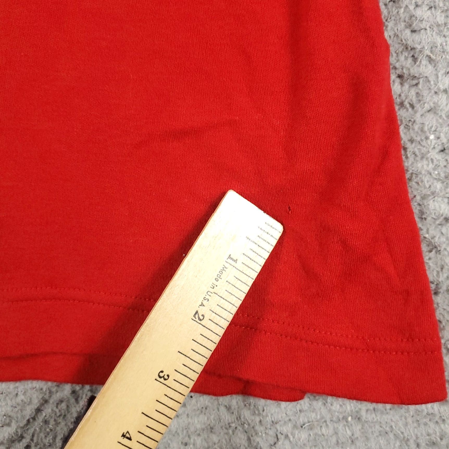 Tommy Hilfiger Tommy Hilfiger Polo Shirt Mens Medium Red Solid Casual Short Sleeve Size US M / EU 48-50 / 2 - 3 Thumbnail
