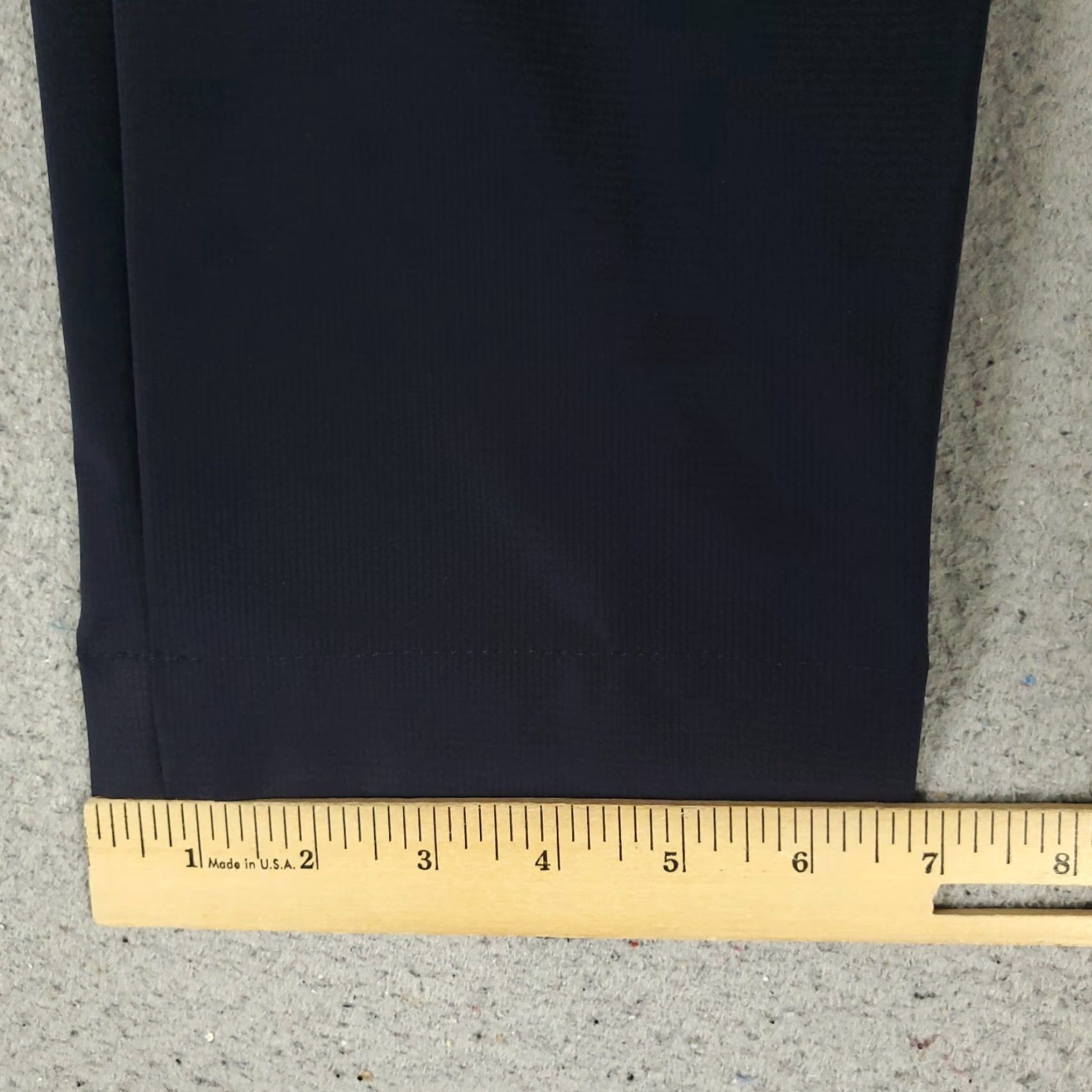 Hugo Boss HUGO BOSS Pants Mens 32x31 Navy Blue Stretch Polyester Chino Trousers Slim Flat Front Regular Warp? Size US 32 / EU 48 - 6 Thumbnail