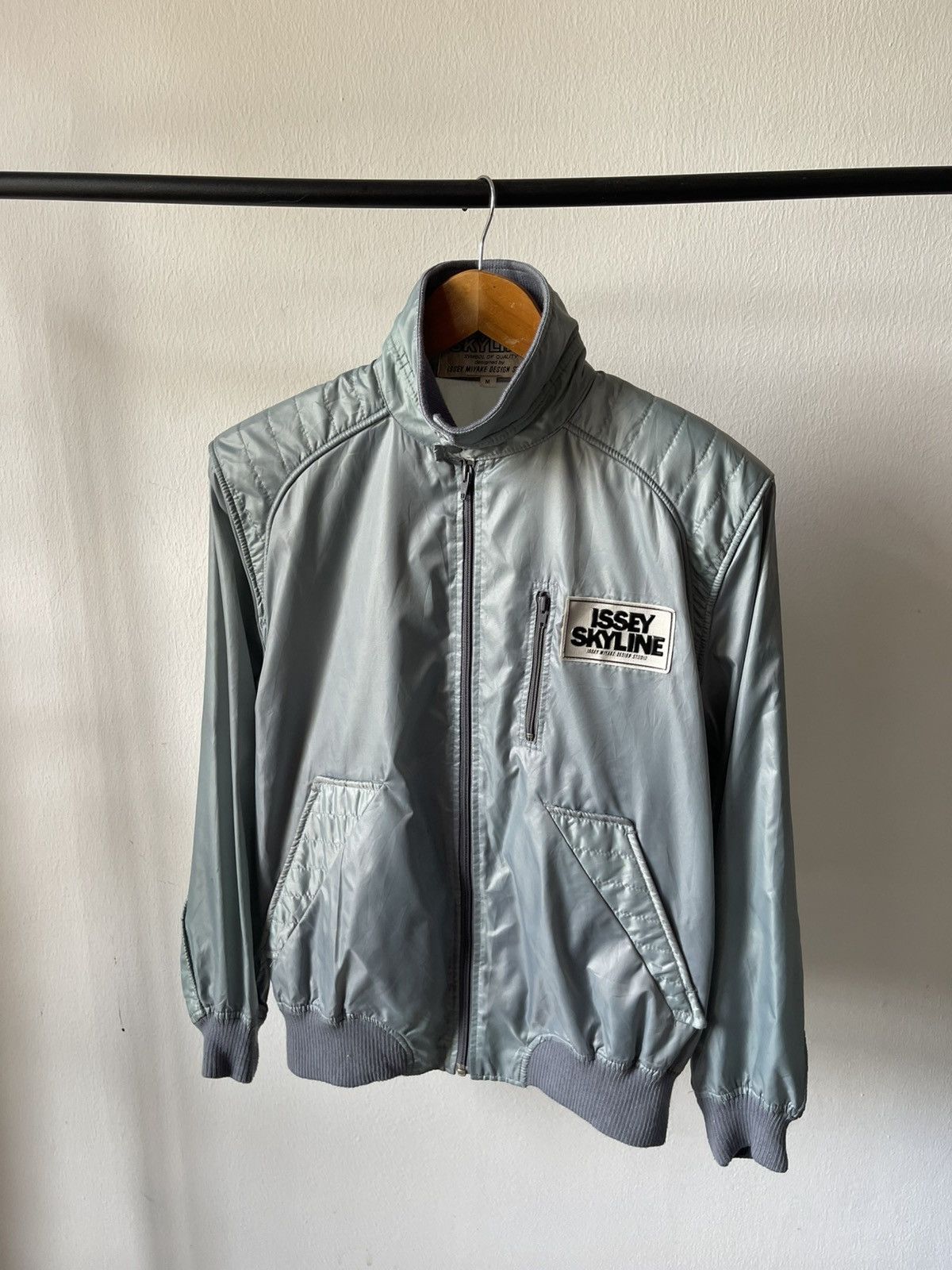Issey Miyake 80s Issey Miyake Skyline Light Jacket Size US M / EU 48-50 / 2 - 1 Thumbnail