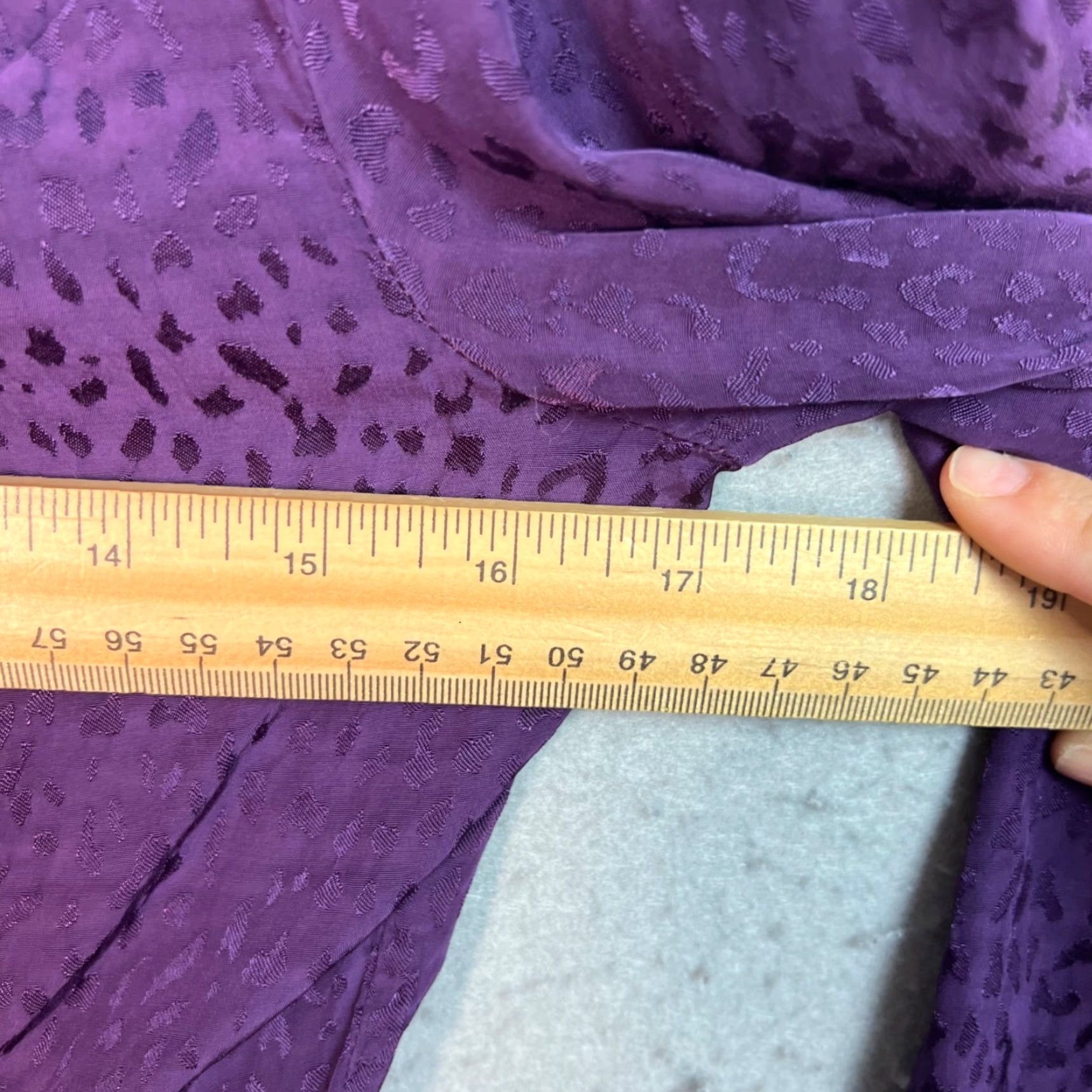 & Other Stories & Other Stories Paris Atelier Purple Jacquard Long Sleeve Blouse Size 6 Size M / US 6-8 / IT 42-44 - 4 Thumbnail
