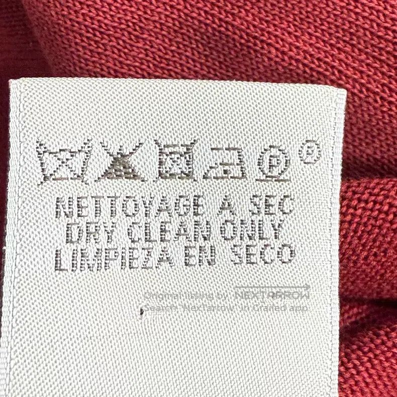 Hermes Hermes Red Classic Crew Neck Long Sleeve T-Shirt Size US L / EU 52-54 / 3 - 5 Thumbnail