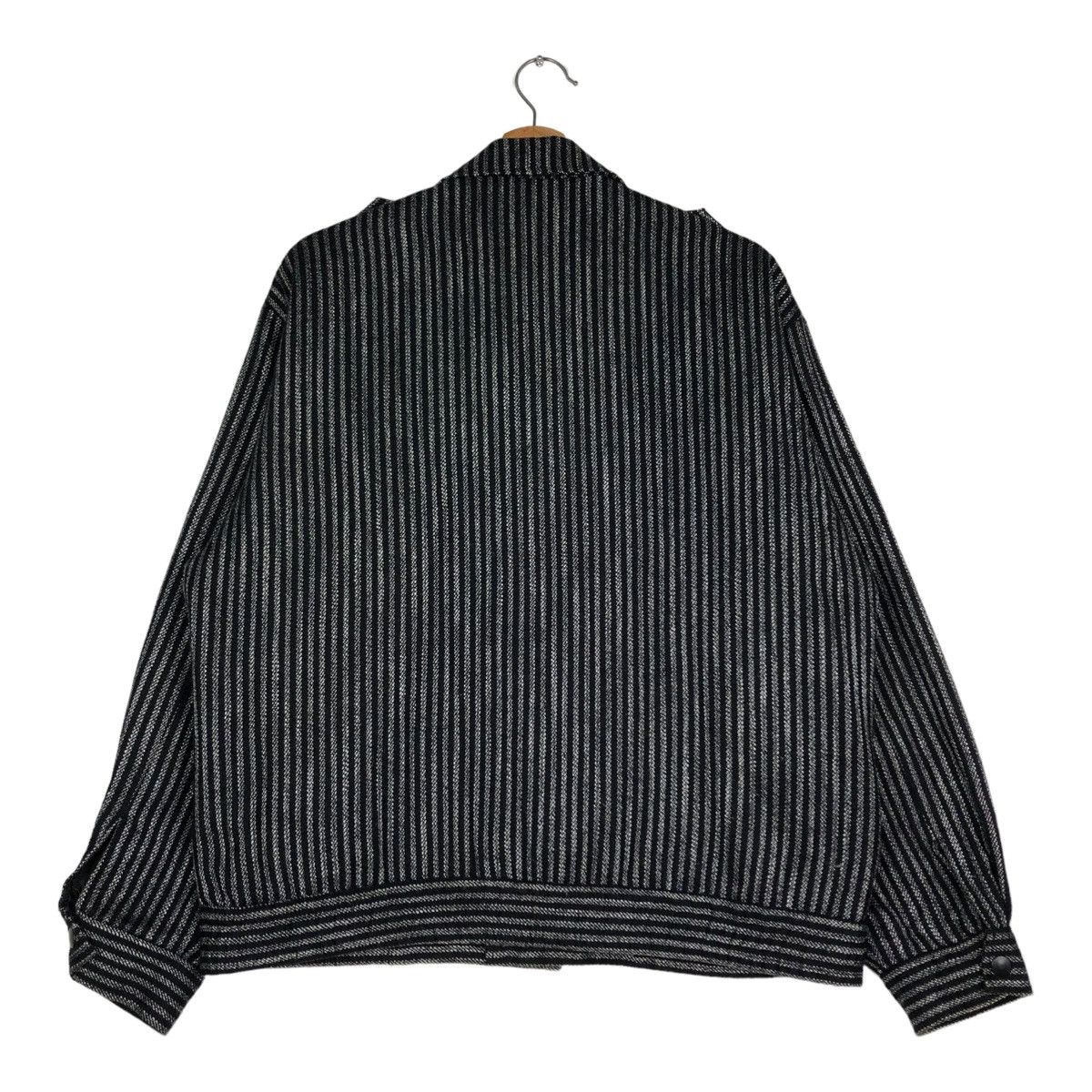 Japanese Brand 🔥VINTAGE HICKORY CHORE BOMBER JACKET BIG POCKET ISSEY MIYAKE Size US M / EU 48-50 / 2 - 8 Thumbnail