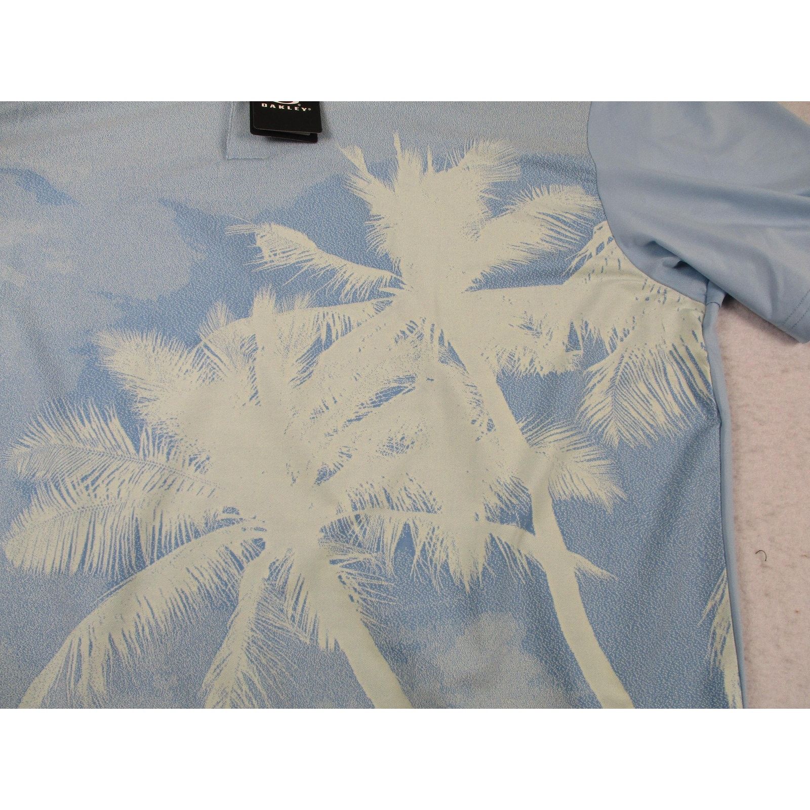 Oakley Oakley Reduct Hydrolix Polo Shirt Mens 2XL Blue Palm Golf Size US XL / EU 56 / 4 - 5 Thumbnail