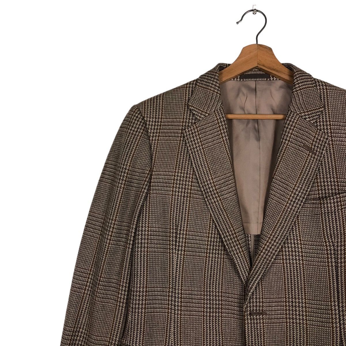 Burberry 🔥VINTAGE BURBERRYS NOVA CHECK WOOL JACKET DOUBLE COLLAR Size US M / EU 48-50 / 2 - 9 Thumbnail
