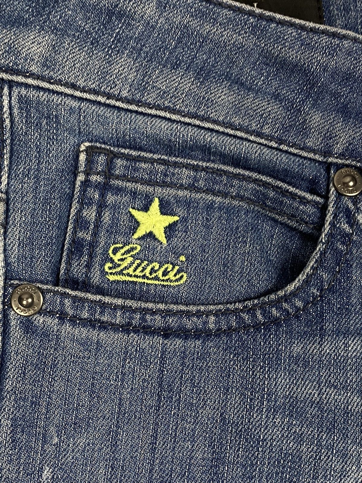 Gucci Gucci Boot Cut Blue Jeans Luxury Italy Designer Women Size 26" / US 2 / IT 38 - 13 Thumbnail