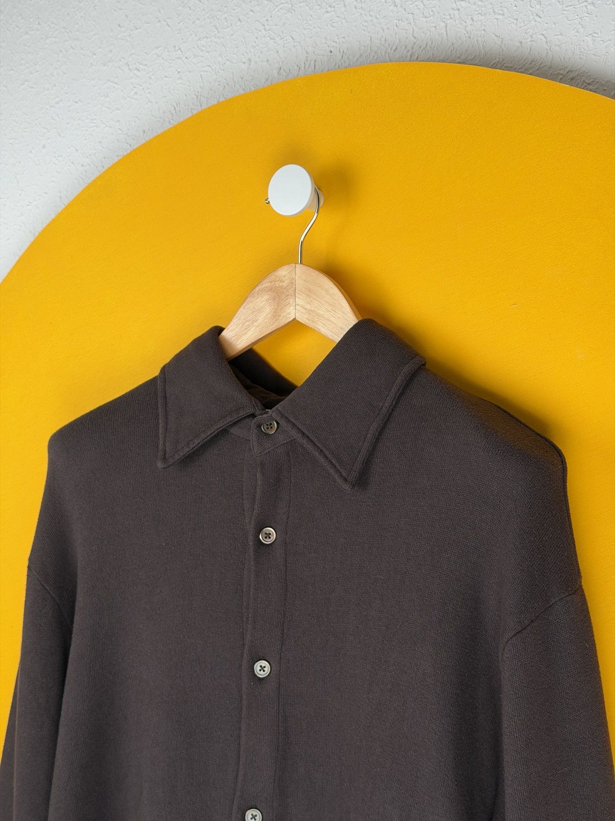 Our Legacy Our Legacy Recovery Shirt (Deep Brown Fuzzy Fleece) Size US M / EU 48-50 / 2 - 5 Thumbnail