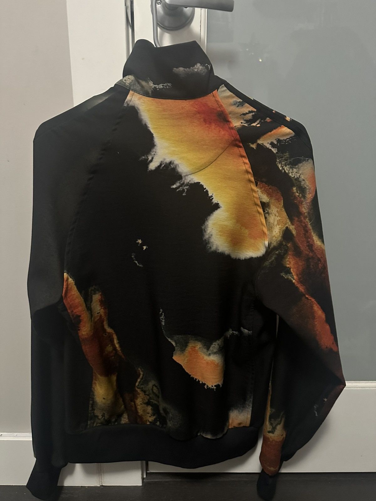 Y-3 Yohji Yamamoto abstract print zip up jacket Size US S / EU 44-46 / 1 - 2 Thumbnail