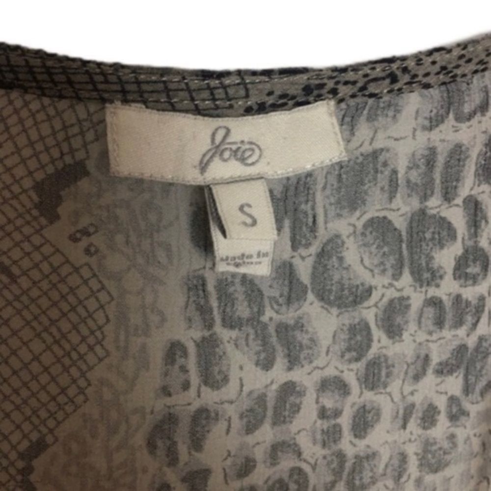 Joie Joie Sheer Animal Print Racerback Tank Top Women’s Size Smal Size S / US 4 / IT 40 - 3 Thumbnail