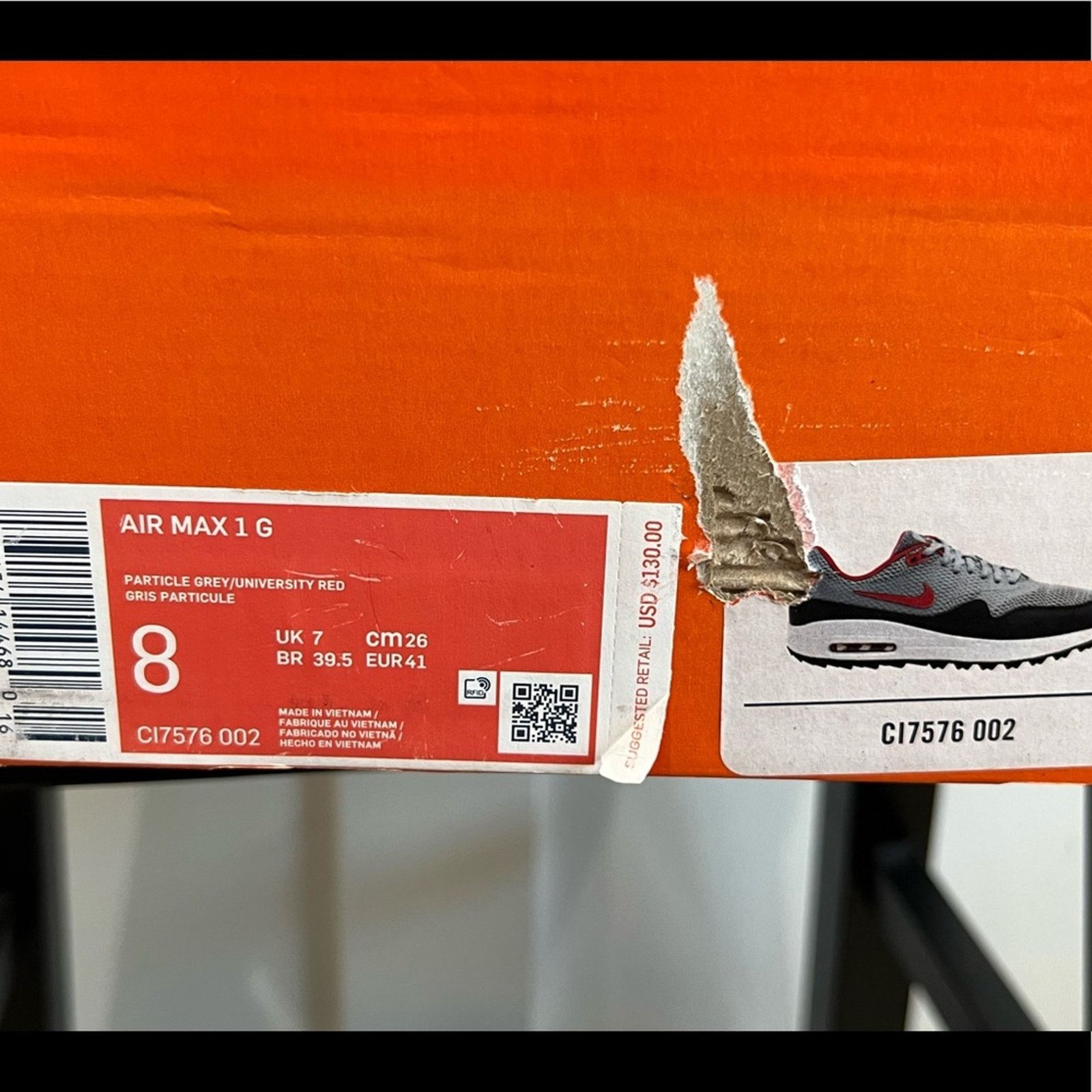 Nike Nike Golf Air Max 1 G - size 8 Size US 8 / EU 41 - 8 Thumbnail