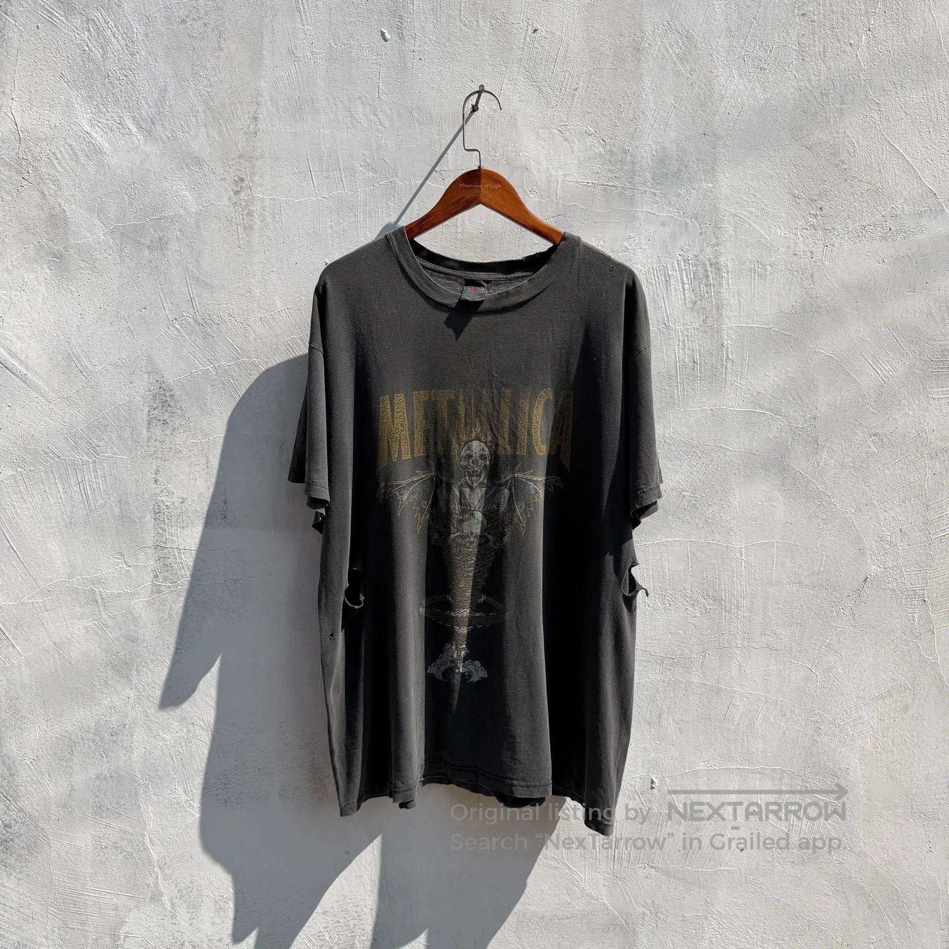 LLICA パスヘッド　FEAR OF GOD Metallica × Vintage Vtg Metallica FEAR OF GOD FOG FIXXXER Pushead