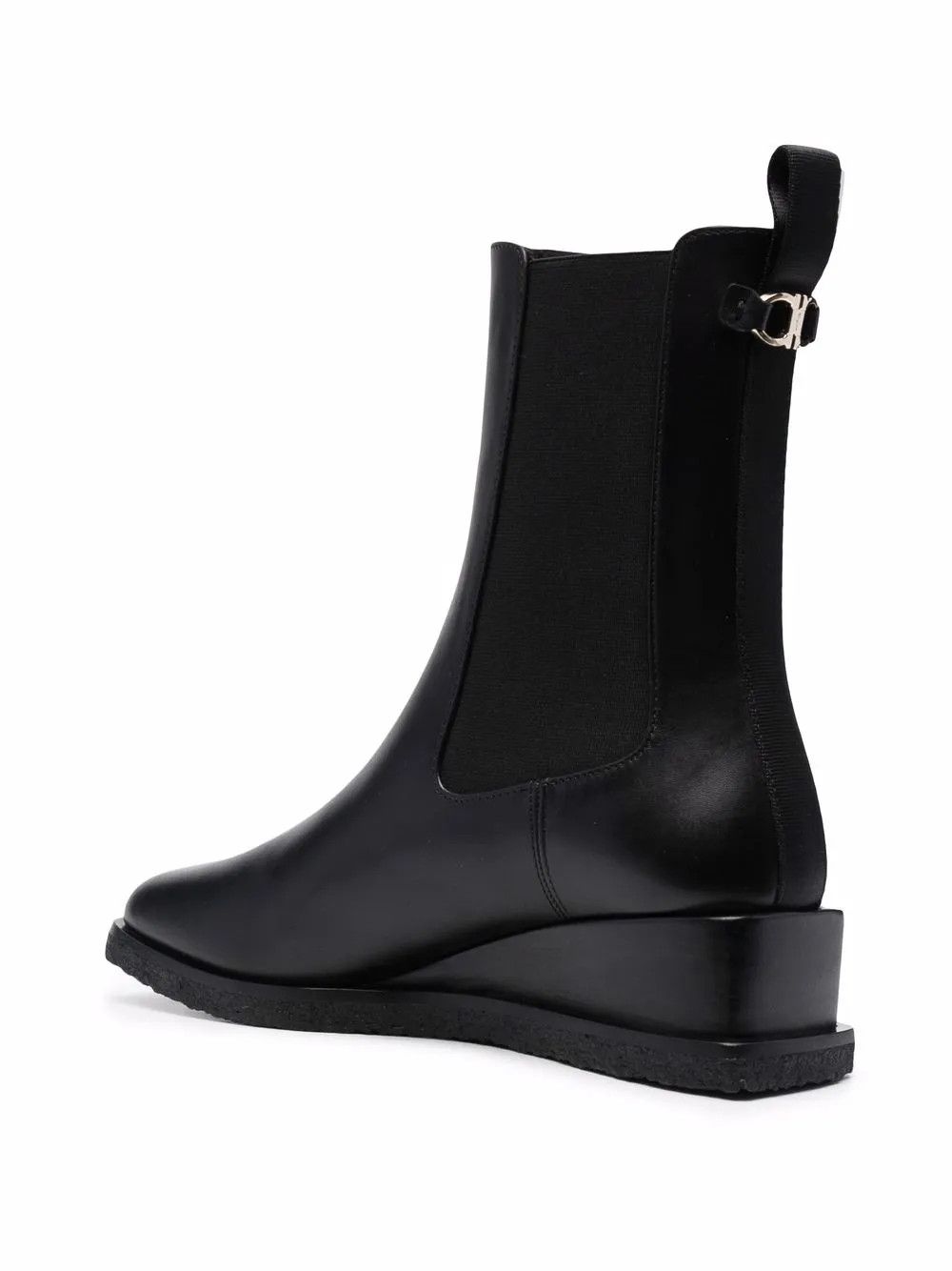 Salvatore Ferragamo o1y0326 Ankle Boots in Black Size US 5.5 / IT 35.5 - 3 Thumbnail