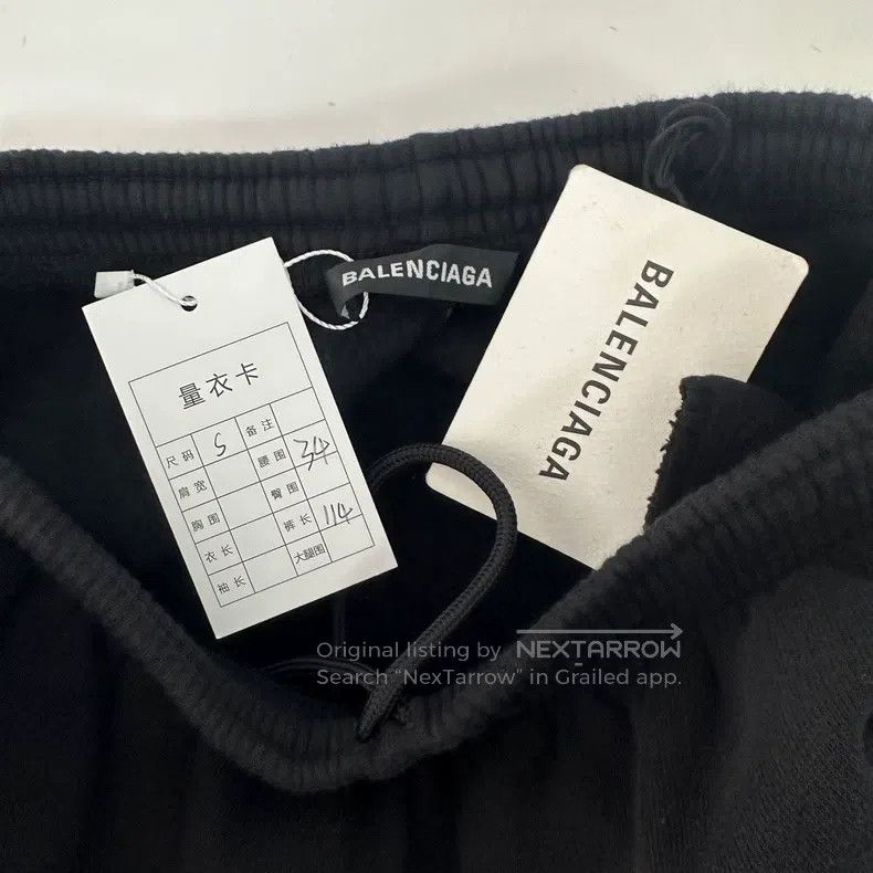 Balenciaga Balenciaga size S B letter wide-leg pants casual pants Size US 27 - 5 Thumbnail