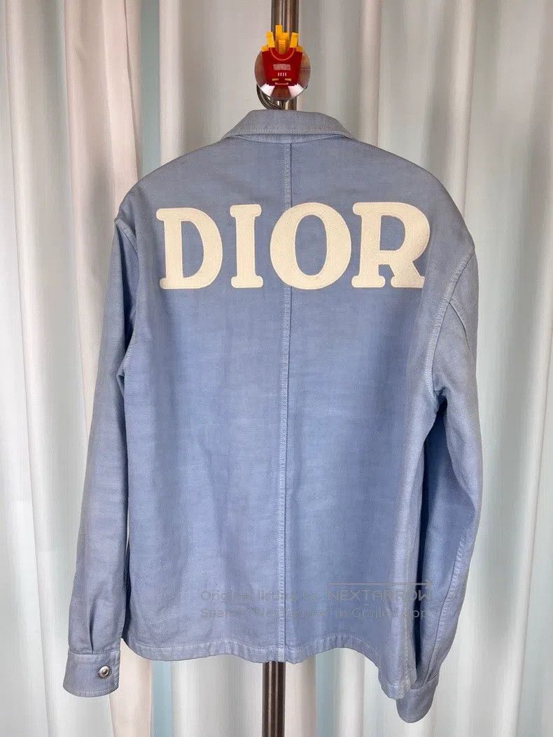 Dior Dior Old 1947 embroidered denim shirt jacket Size US M / EU 48-50 / 2 - 2 Thumbnail