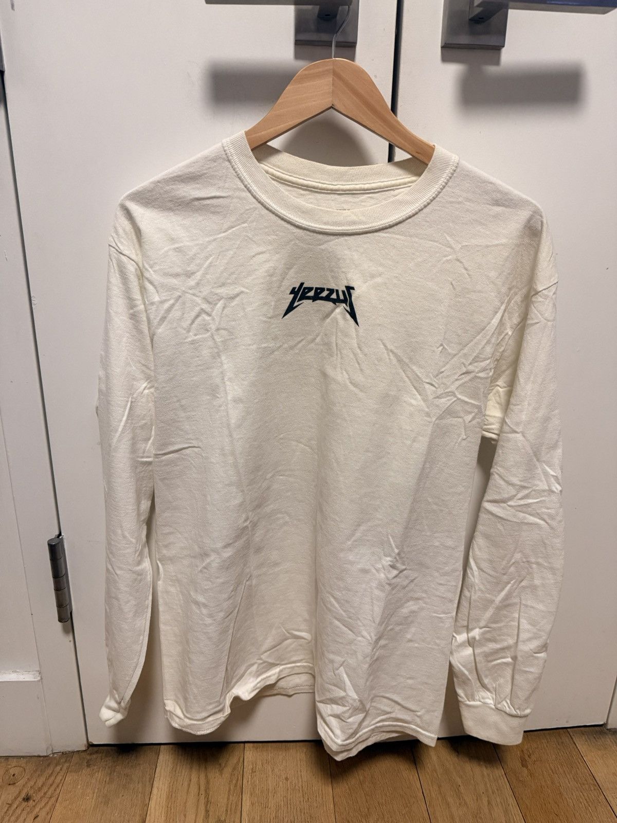 Kanye West Yeezus logo white long sleeve shirt las Vegas kanye west Size US L / EU 52-54 / 3 - 1 Thumbnail