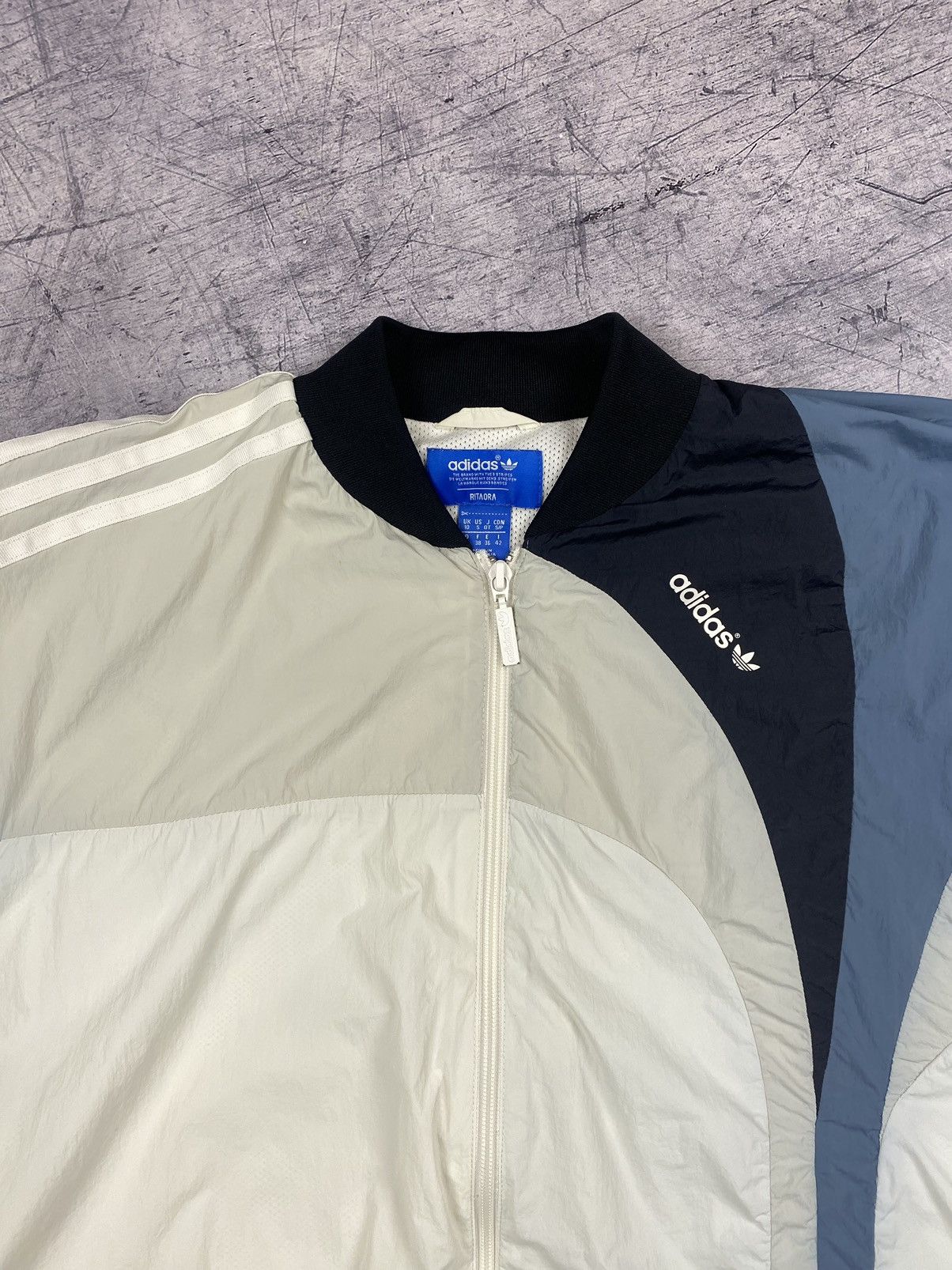 Adidas × Vintage Vintage Y2K Adidas Bomber Drill Jacket Size S Size US S / EU 44-46 / 1 - 8 Thumbnail