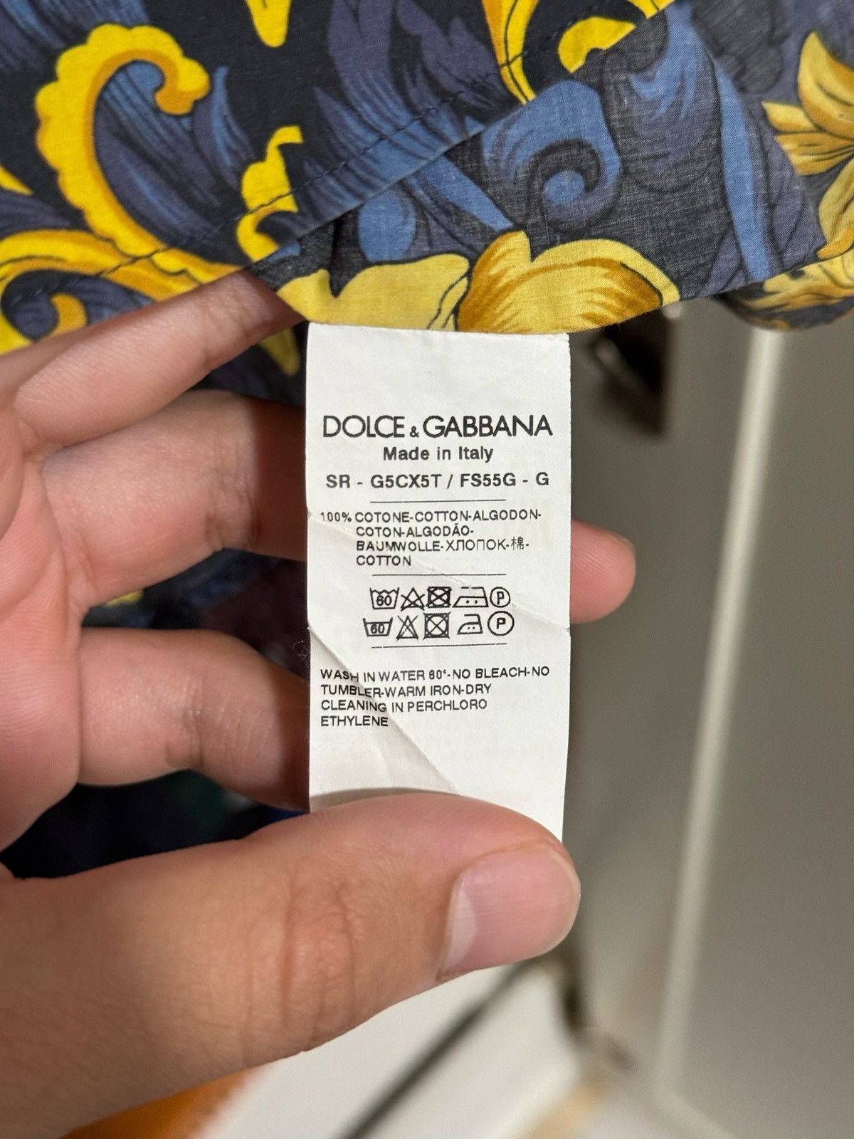 Dolce & Gabbana Dolce & Gabbana Gold long sleeve shirt Size US S / EU 44-46 / 1 - 4 Thumbnail