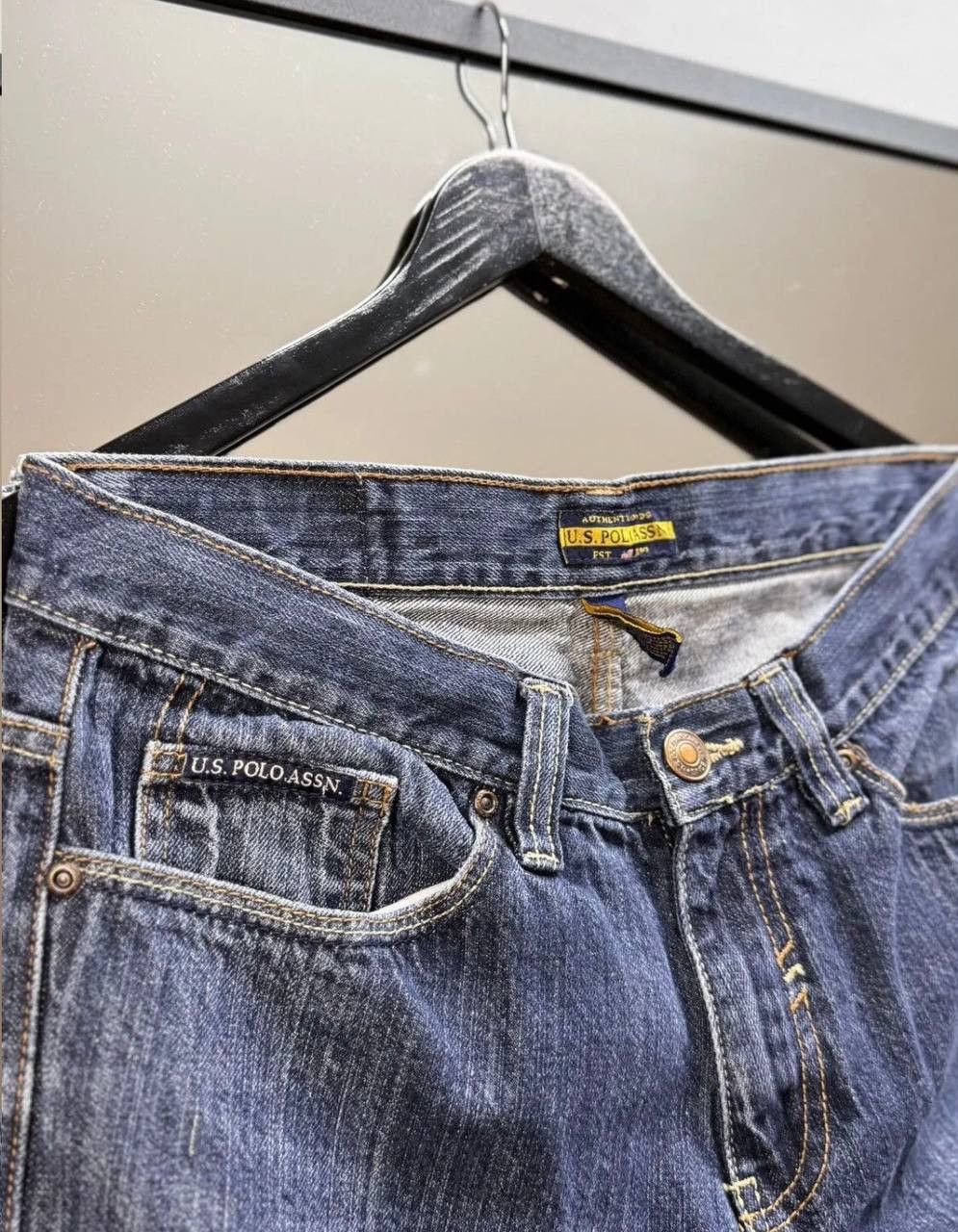 Polo Ralph Lauren × U.S. Polo Assn. × Vintage Polo Ralph Lauren Denim Jeans Pants Baggy Vintage Size US 32 / EU 48 - 10 Thumbnail