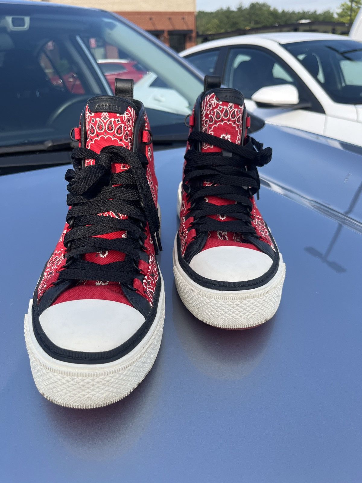 Amiri Bandanna MA Court Sneakers Size US 11 / EU 44 - 4 Thumbnail