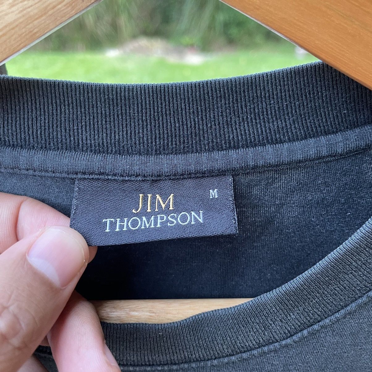 Designer × Jim Thompson × Vintage 🔥🔥Vintage Jim Thompson Embroidered Multicolour Spellout Tee Size US L / EU 52-54 / 3 - 7 Thumbnail