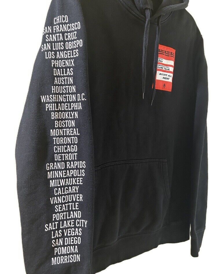 Other ZHU Dune Tour 2018 Merch Pullover Hoodie Black/Orange EDM M Size US M / EU 48-50 / 2 - 2 Thumbnail