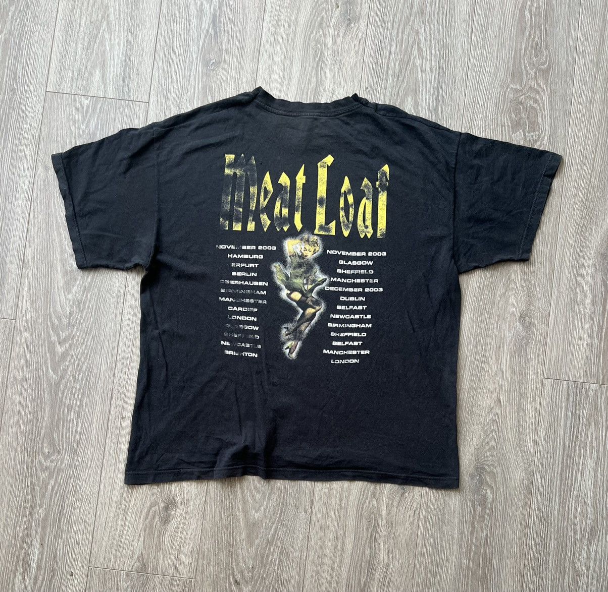 Band Tees Vintage 00s Meat Loaf Band T-Shirt Rock Merch Size US XL / EU 56 / 4 - 11 Thumbnail