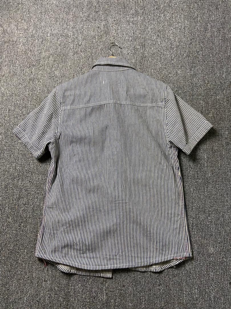 JACKROSE JACKROSE Collars Brand Stripe Workwear Shirt (187) Size US M / EU 48-50 / 2 - 2 Thumbnail