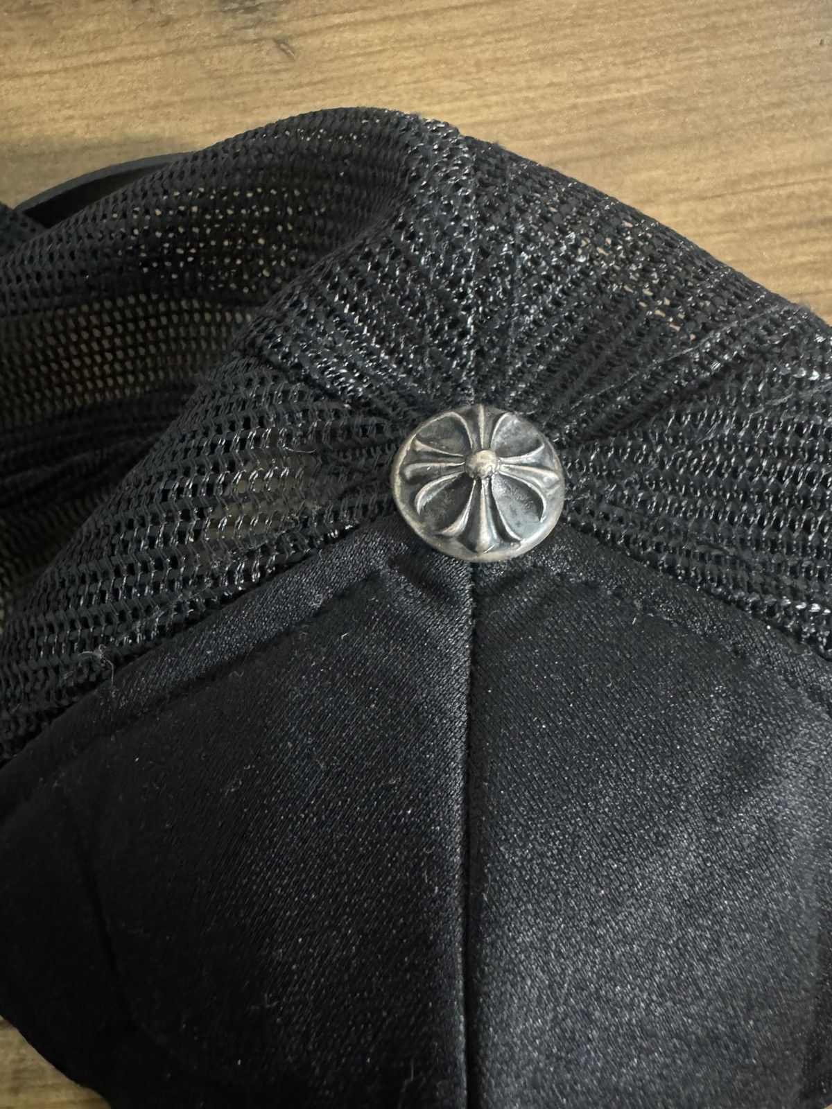 Chrome Hearts 90s Triple Cross Patch Trucker Hat Size ONE SIZE - 13 Thumbnail