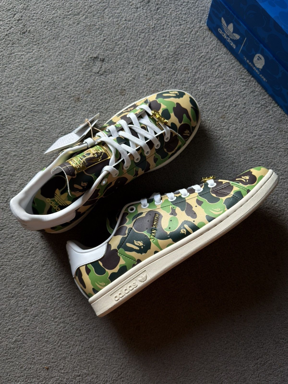 Adidas × Bape Adidas x Bape Stan Smith Camo Size US 9 / EU 42 - 3 Thumbnail