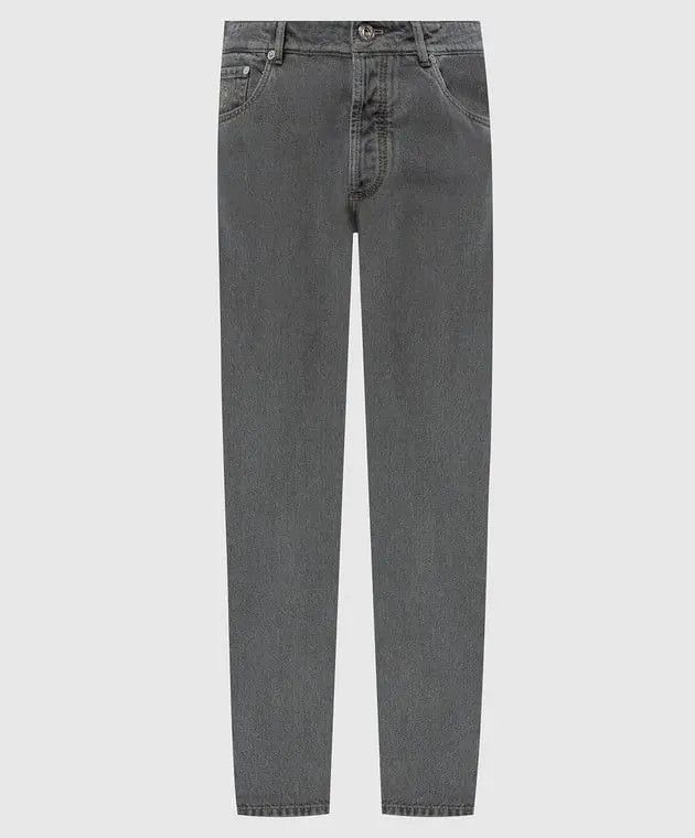 Brunello Cucinelli o1mle0725 Denim Jeans in Wash Blue Size US 36 / EU 52 - 1 Thumbnail