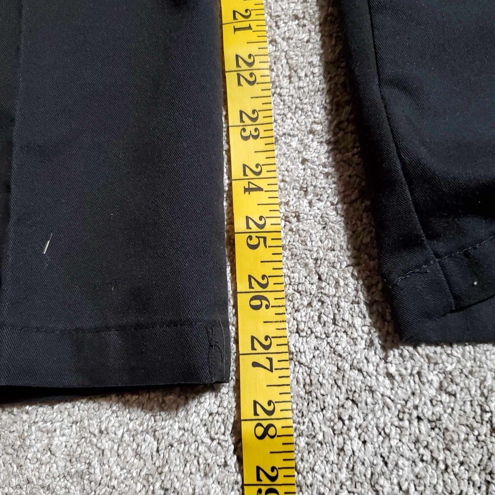 Lee VINTAGE Lee Total Freedom Classic Fit Straight Khaki Pants Men's 36x28 Black Flat Front Size US 36 / EU 52 - 5 Thumbnail
