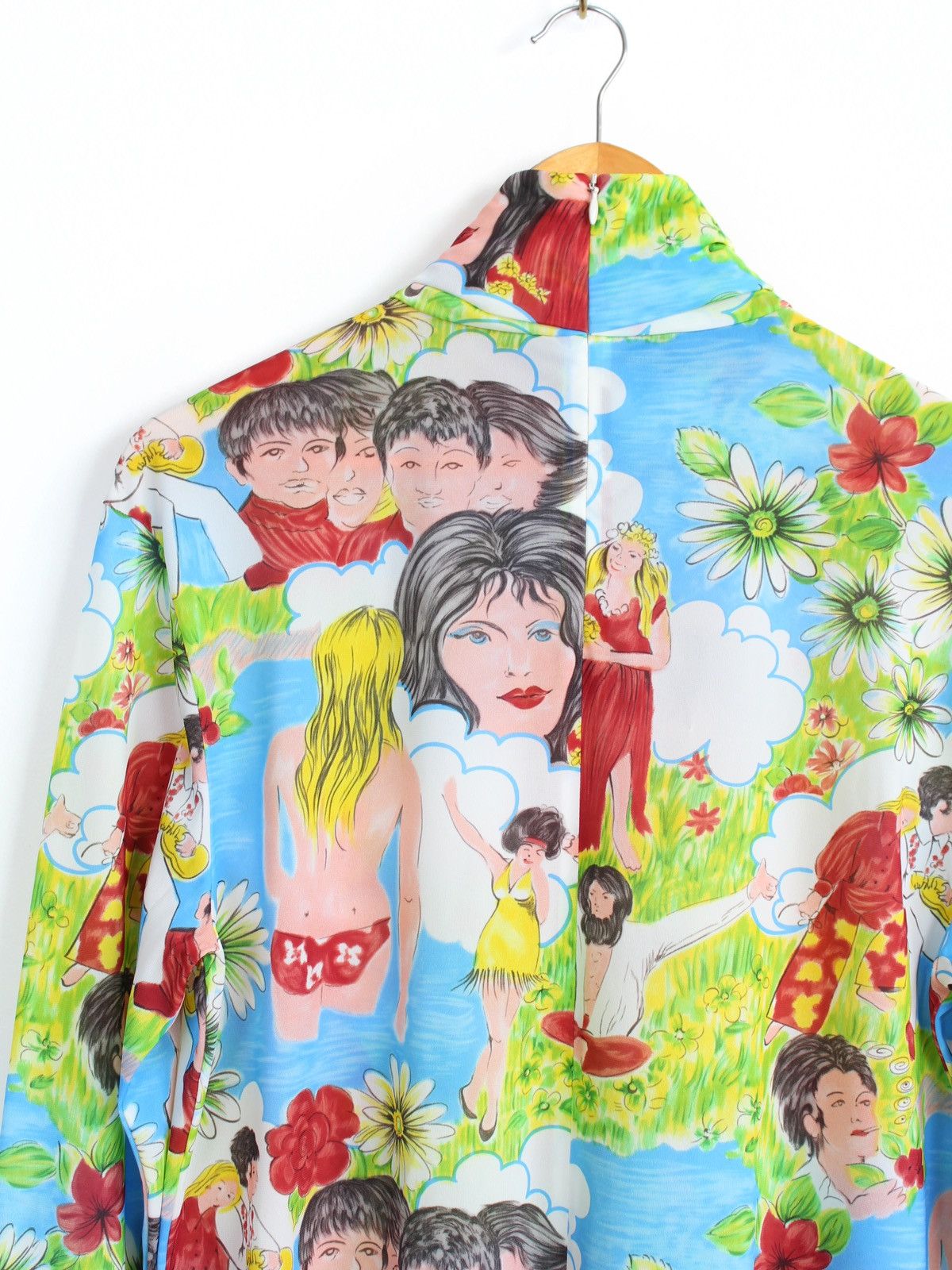Prada Prada Ss’19 Flashback Print Turtleneck Jersey Top Longsleeve Size US XL / EU 56 / 4 - 7 Thumbnail