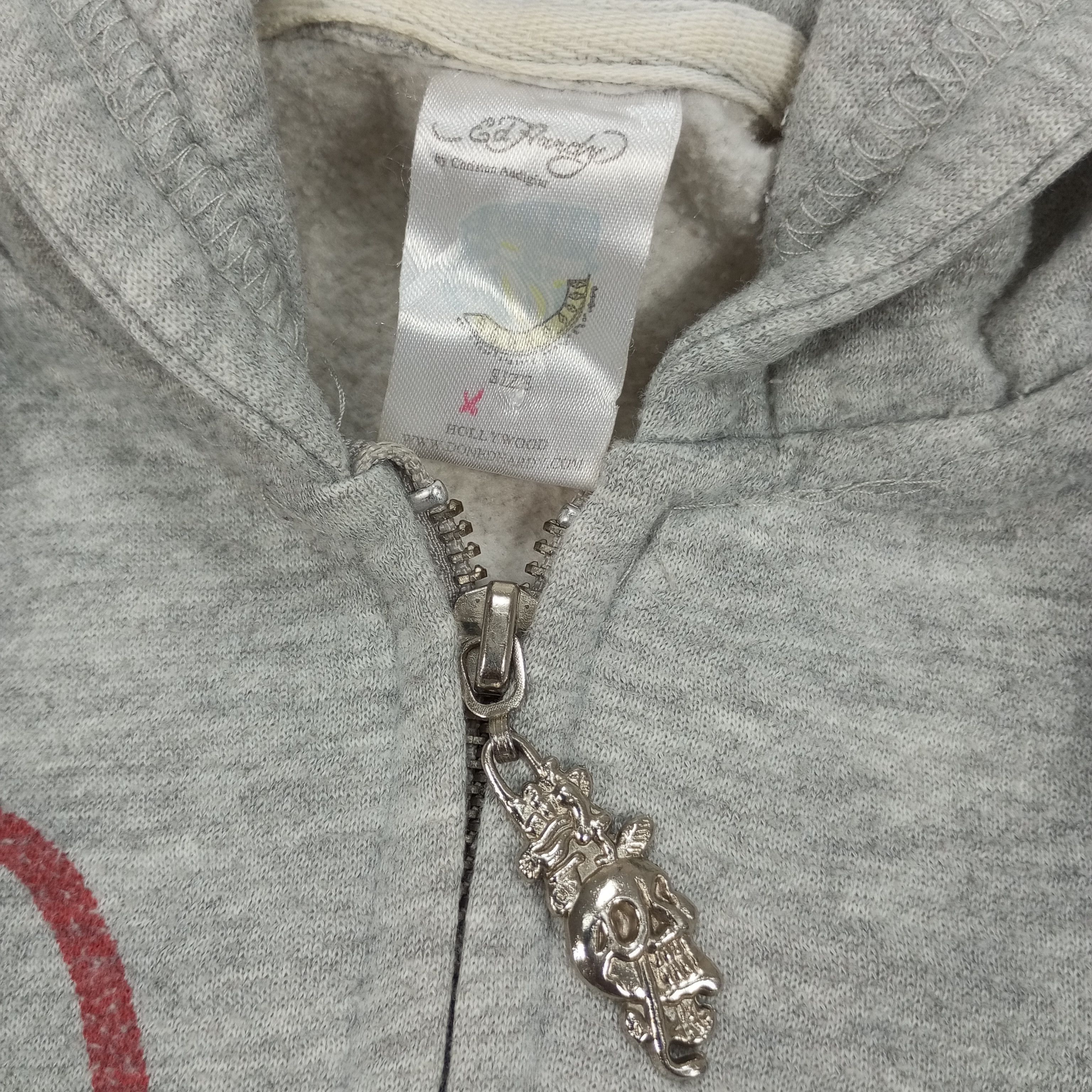Christian Audigier Ed Hardy Designer Brand Skulls Design Zipper Hoodies Size US M / EU 48-50 / 2 - 6 Thumbnail