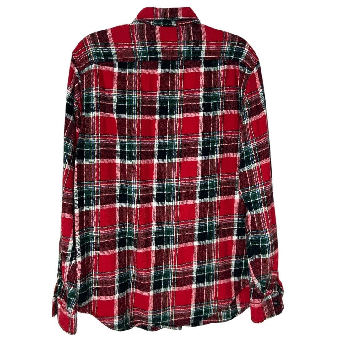 Polo Ralph Lauren Vintage Polo Ralph Lauren Long Sleeve Red Tartan Plaid Flann Size US L / EU 52-54 / 3 - 2 Thumbnail