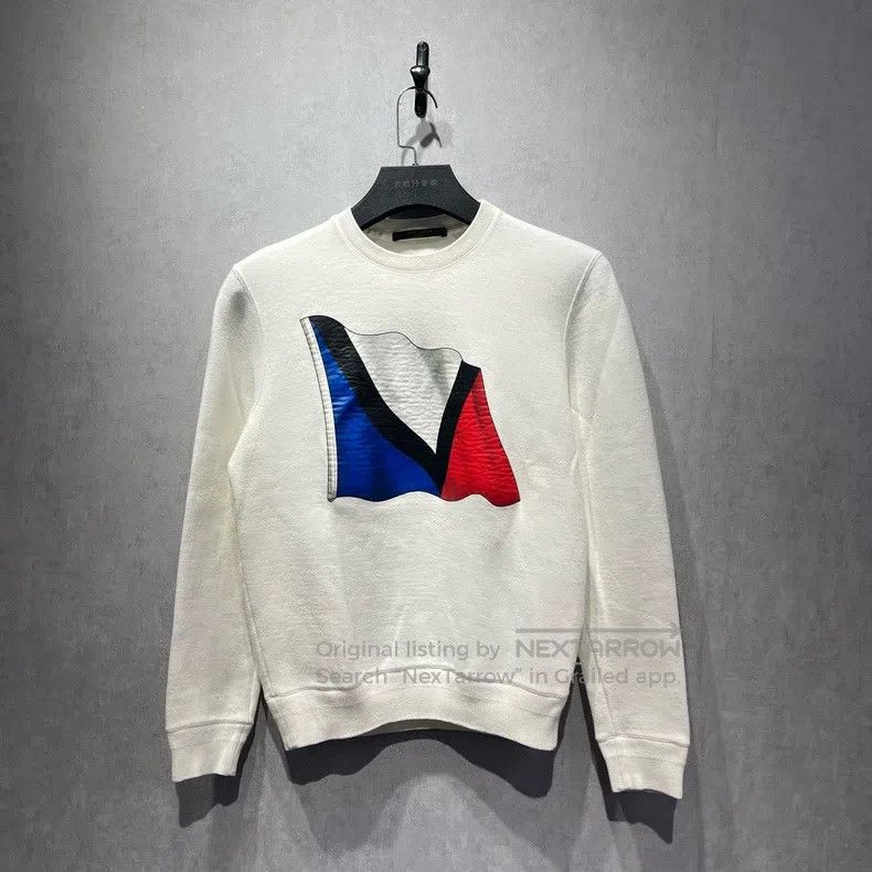 Louis Vuitton Louis Vuitton Flag print sweatshirt Size US S / EU 44-46 / 1 - 1 Thumbnail