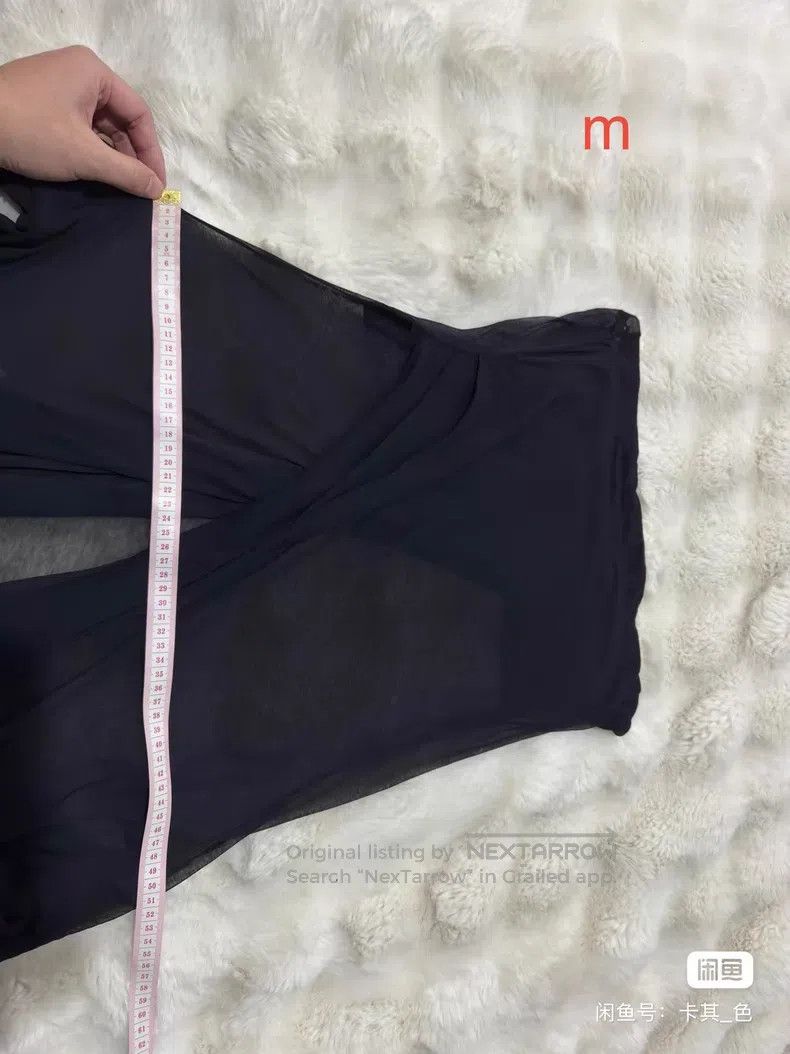 Saint Laurent Paris Saint Laurent Paris Crinkle Deep V Thin Mesh Underwear Shi Size US M / EU 48-50 / 2 - 7 Thumbnail