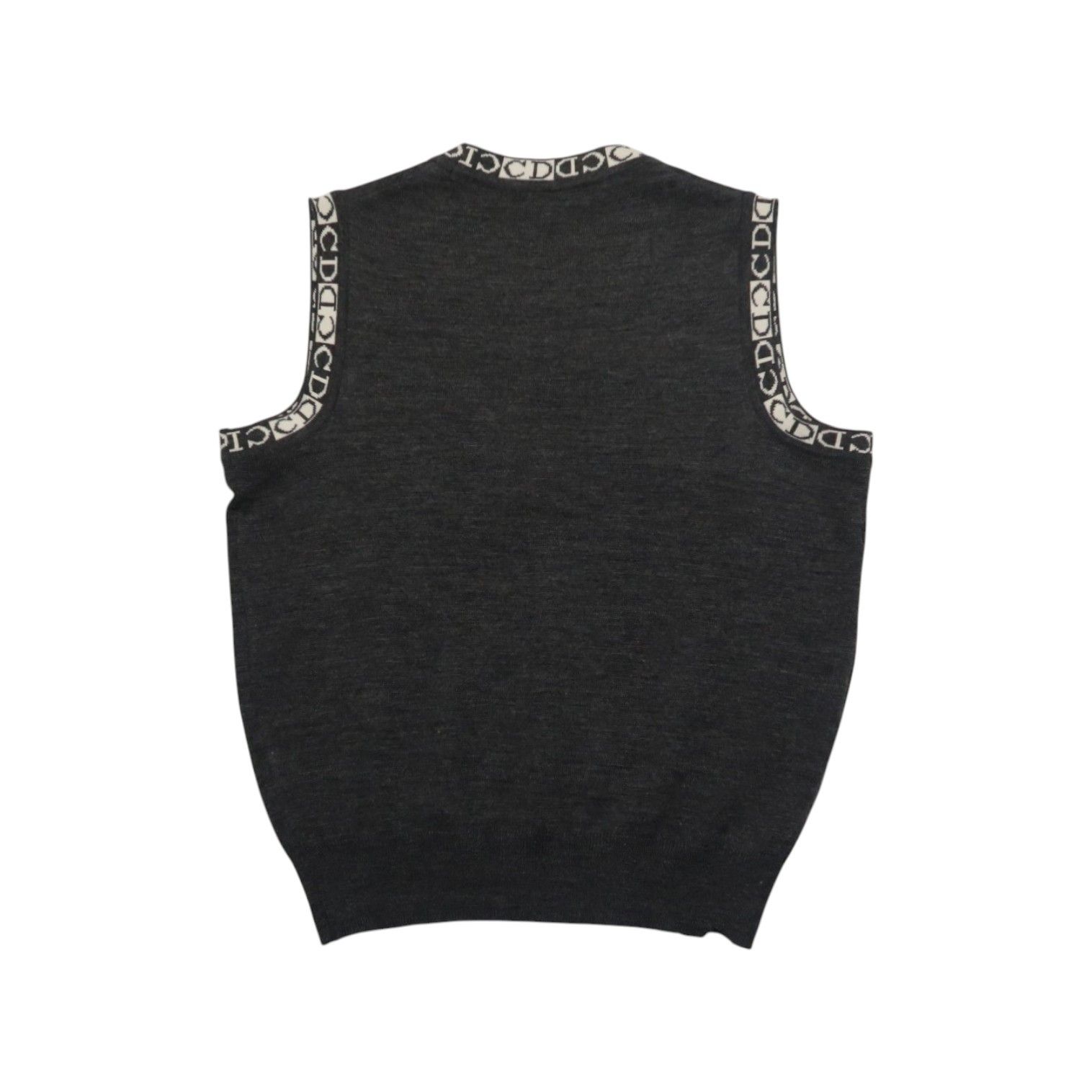 Christian Dior Monsieur 90s Christian Dior Sports Monogram Fuzzy Knit Vest Size US S / EU 44-46 / 1 - 2 Thumbnail