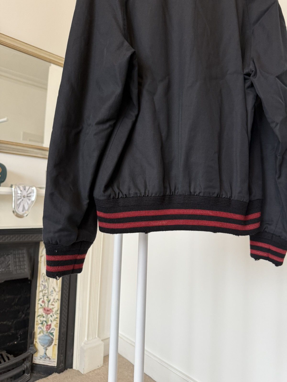 Saint Laurent Paris SS17 Saint Laurent Distressed Viscose Bomber Jacket Size US M / EU 48-50 / 2 - 4 Thumbnail