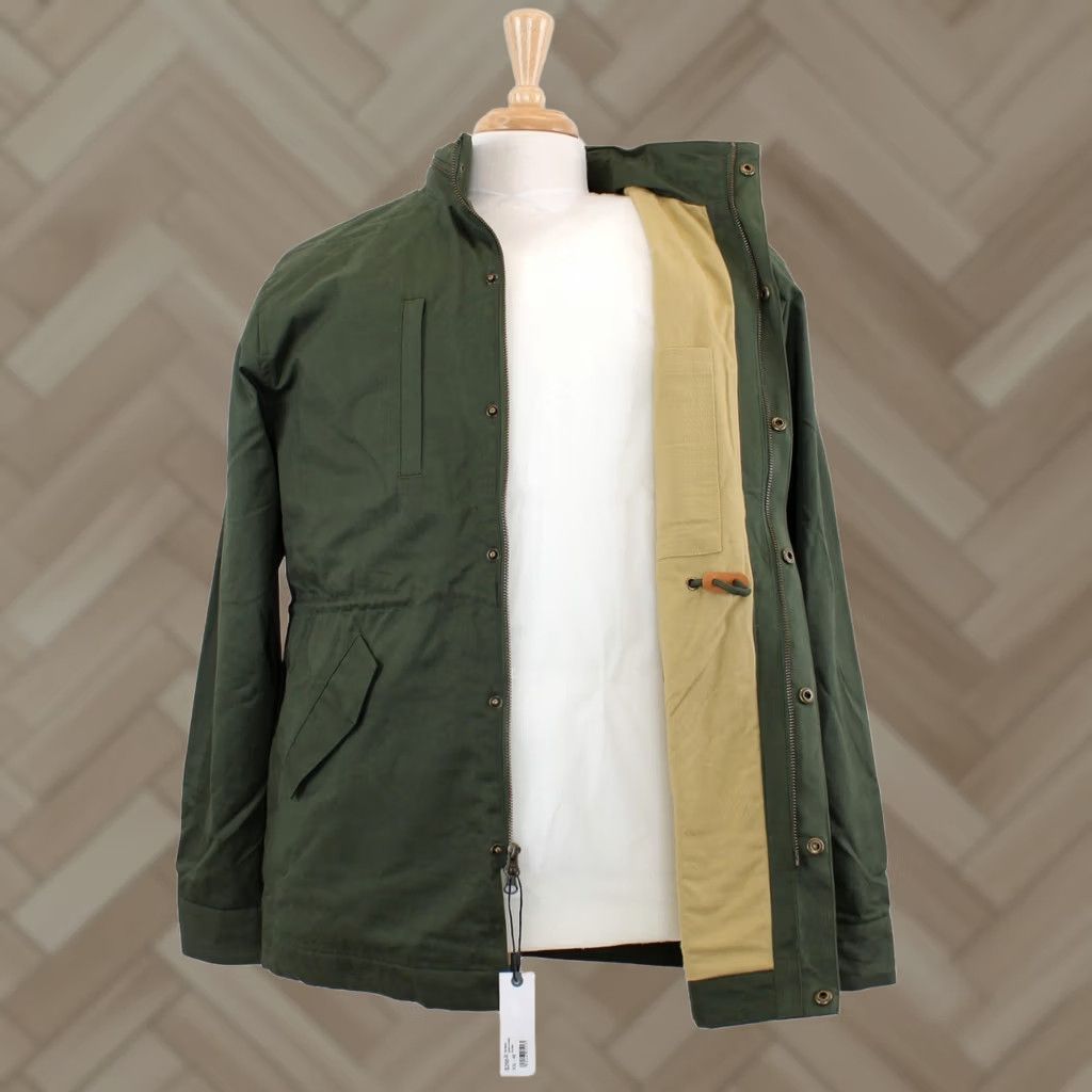 Taylor Stitch Taylor Stitch The Harris Jacket JACKET Mens 2XL Green Water Resistant Dry Waxed Cotton Coat Size US XXL / EU 58 / 5 - 1 Thumbnail