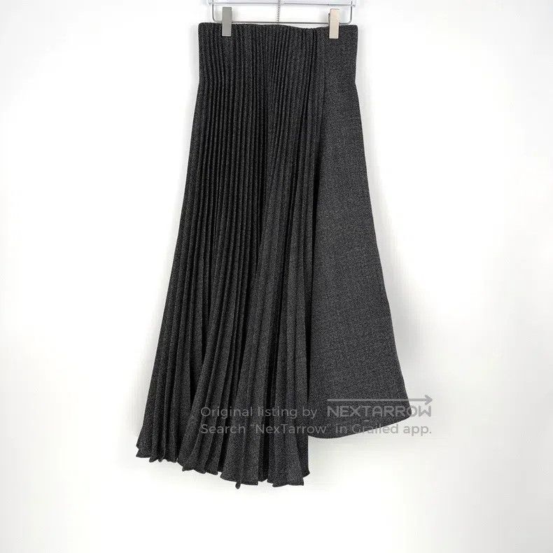 Dior Dior Gray wool irregular skirt Size 25" / US 0 / IT 36 - 4 Thumbnail