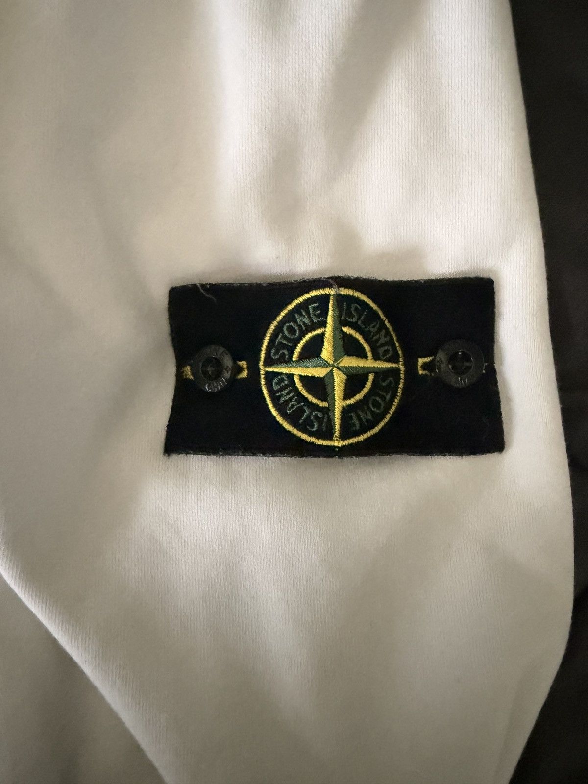 Stone Island Stone Island White Pullover Hoodie XL Size US XL / EU 56 / 4 - 4 Thumbnail