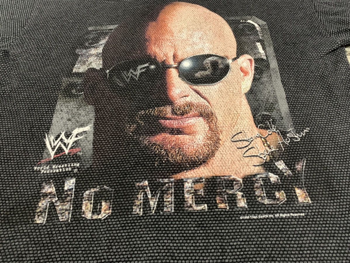 WWF 1999 STONE COLD STEVE AUSTIN T SHIRT RARE BACKHIT Size US XL / EU 56 / 4 - 3 Thumbnail
