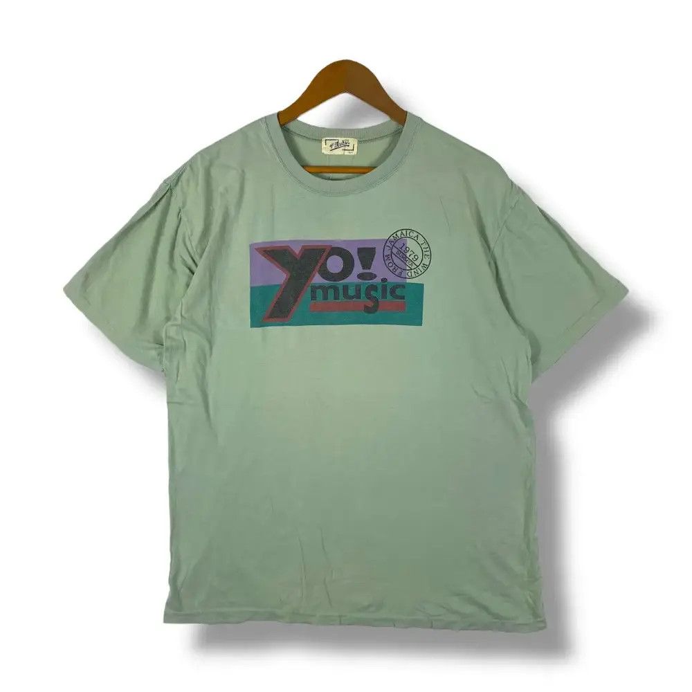 Vintage Vintage YO! MUSIC The Wind From Jamaica Graphic Tee Shirt Size US L / EU 52-54 / 3 - 1 Thumbnail