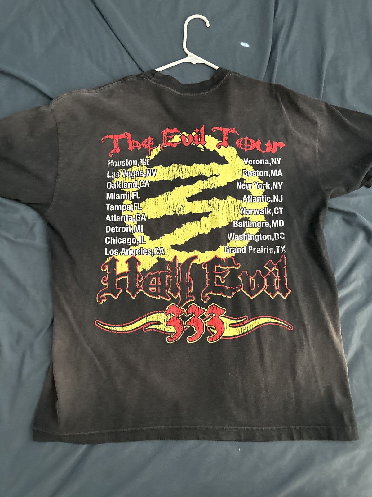 Half Evil Half Evil “World Tour 23” Tee Size US XL / EU 56 / 4 - 3 Thumbnail