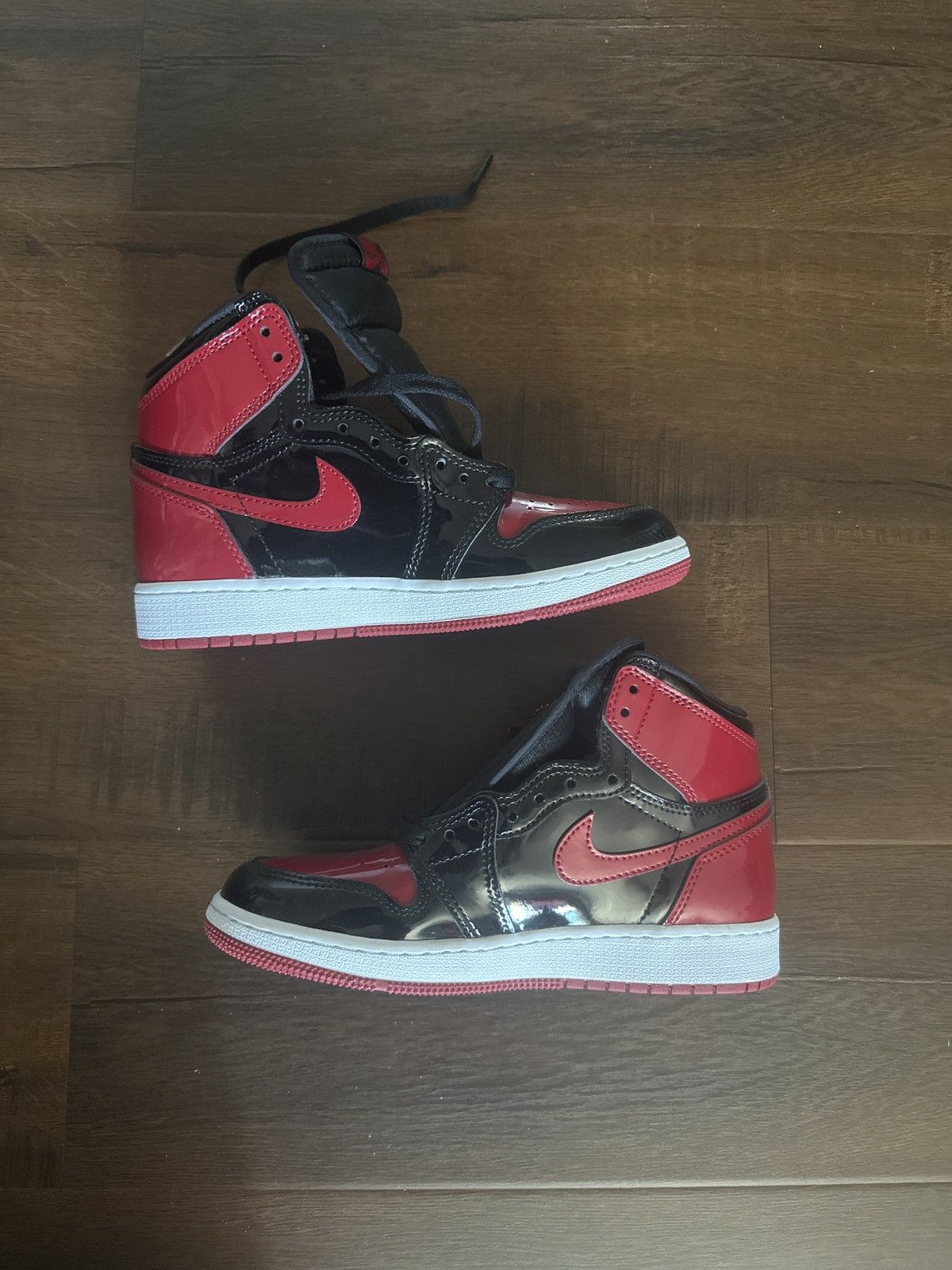 Jordan Brand Patent bred jordan 1 GS. Size US 6.5 / IT 36.5 - 2 Thumbnail