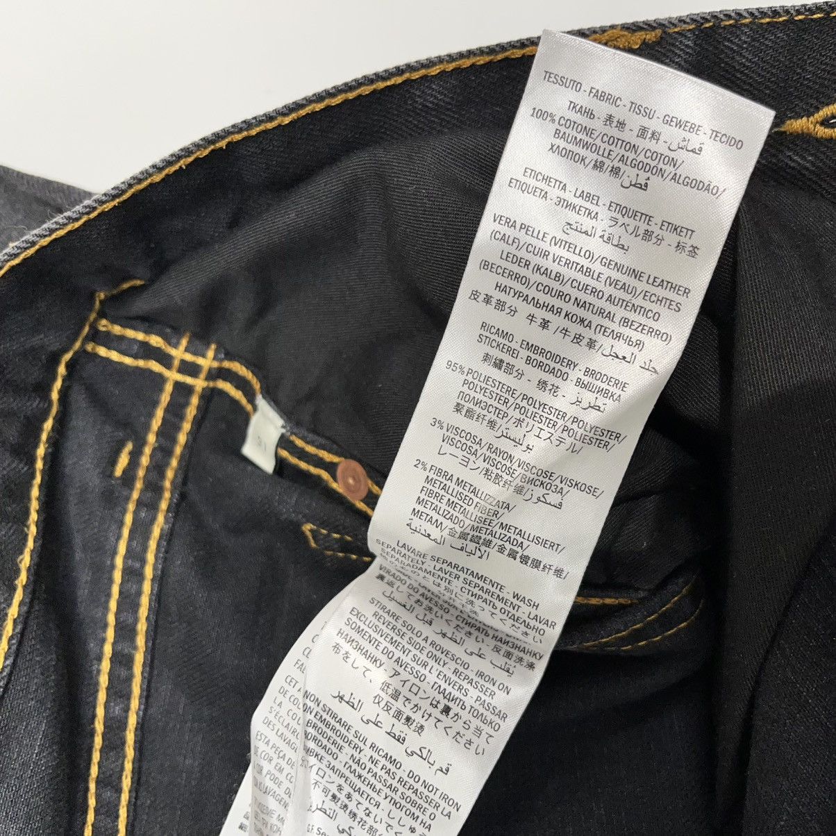 Gucci Gucci Denim Jeans Black Size US 31 - 8 Thumbnail