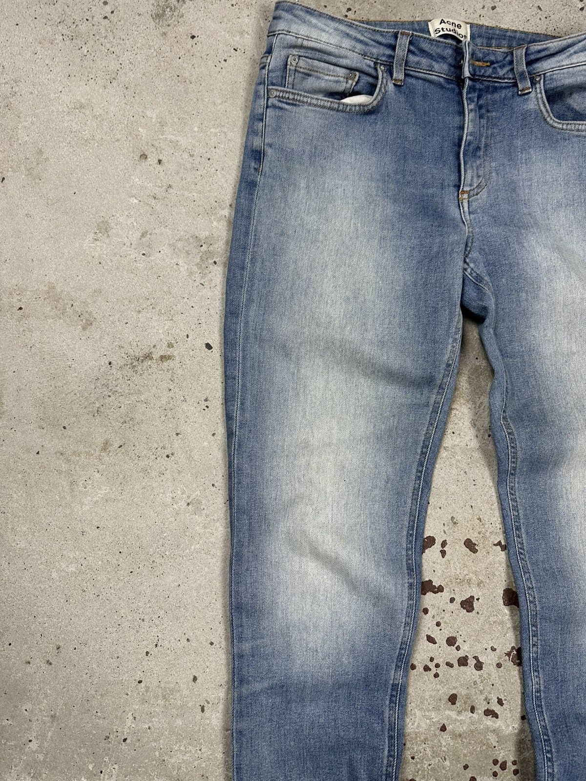 Acne Studios Acne Studios Skin 5 Lt Usd Blu Denim Pants Jeans Size US 29 - 4 Thumbnail